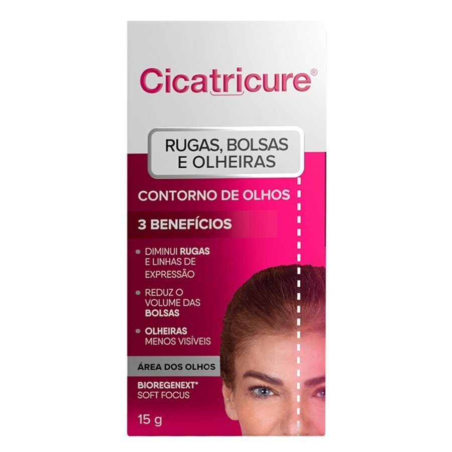 Creme Contorno De Olhos Cicatricure Rugas, Bolsas E Olheiras 15g