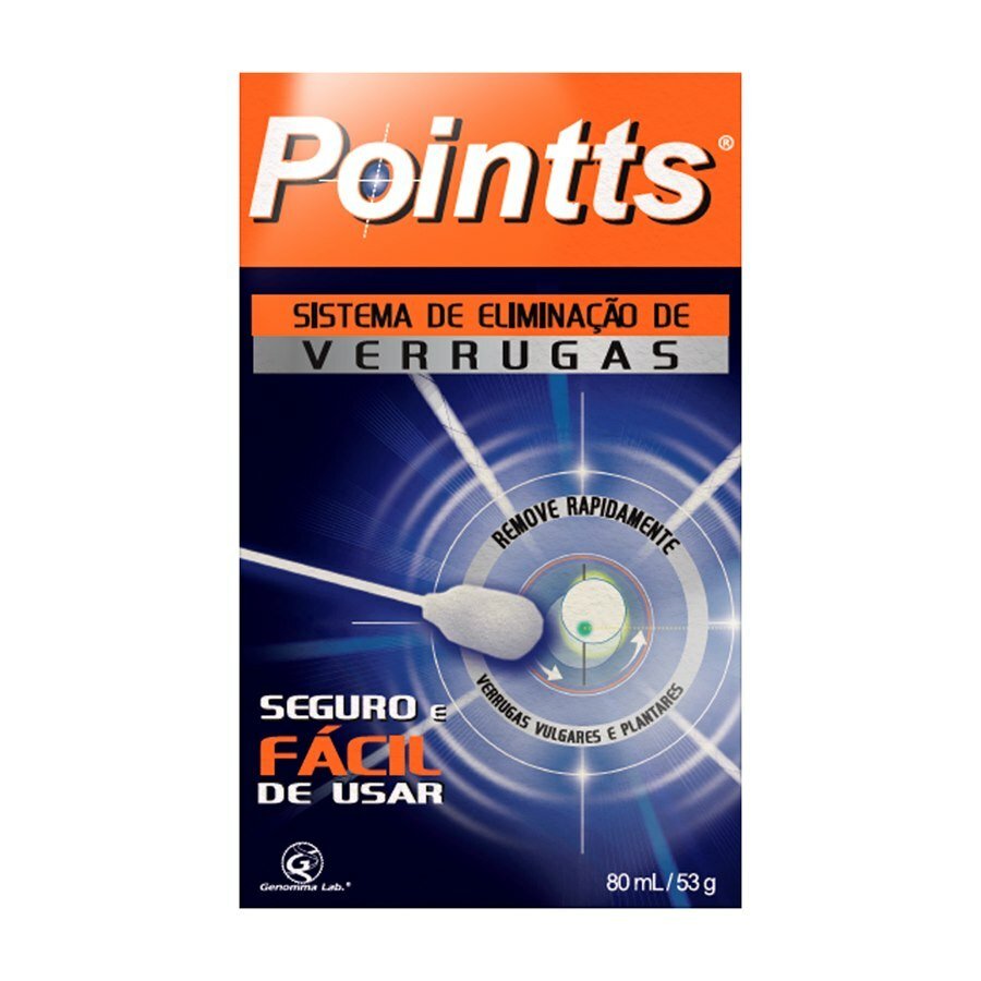 Eliminação De Verrugas Pointts 80ml