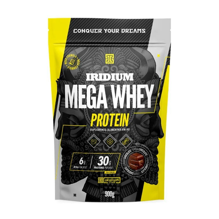 Mega Whey Protein Sabor Chocolate Iridium Labs 900g