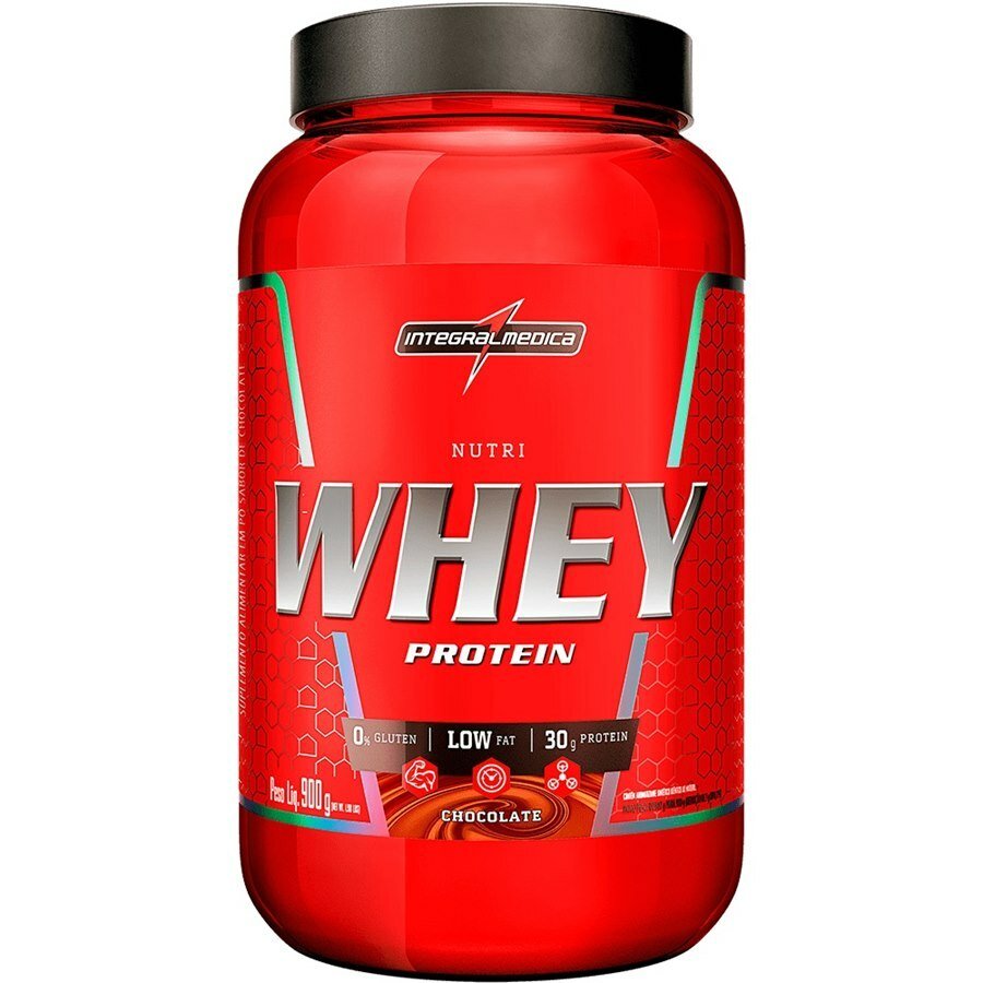 Nutri Whey Sabor Chocolate Pote 900g