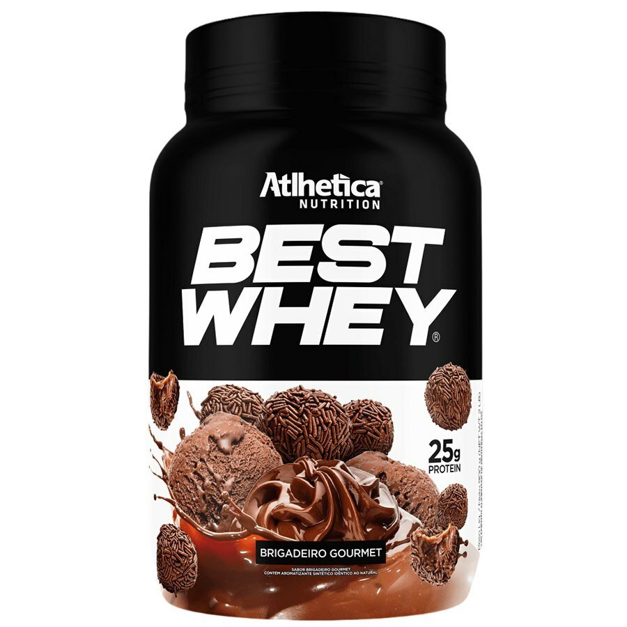 Protein Best Whey Sabor Brigadeiro Gourmet Pote Atlhetica 900g