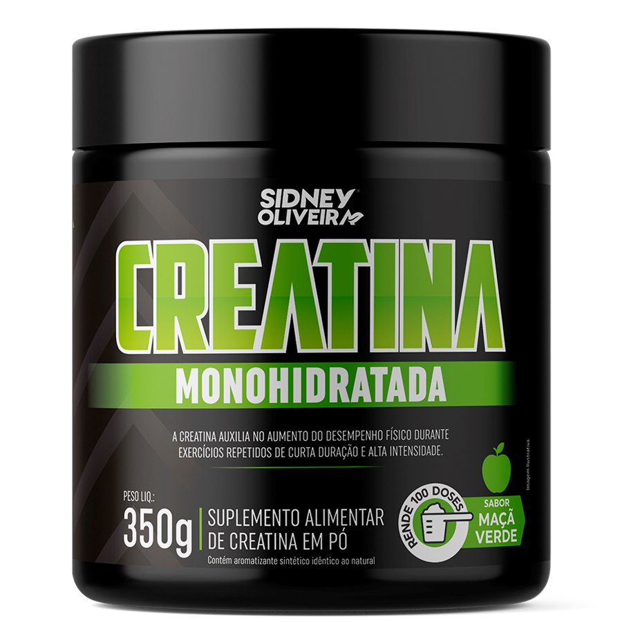 Creatina Monohidratada Sabor Maçã Verde 350G