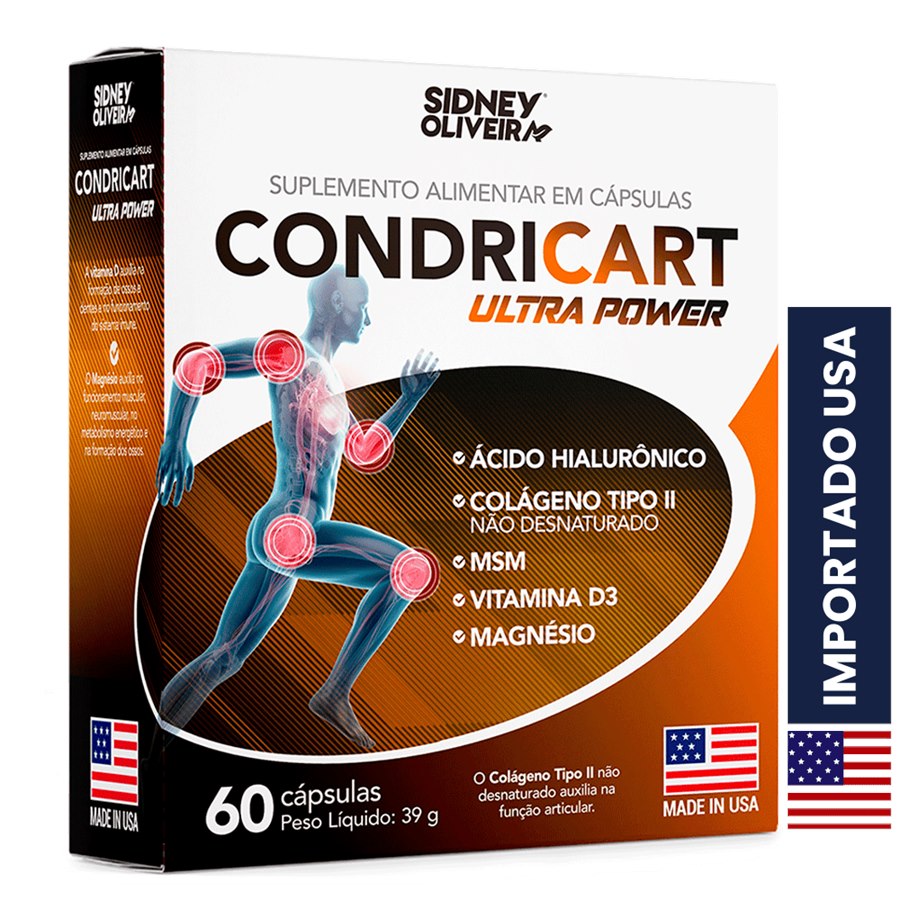Condricart Ultra Power Made In Usa 60 Cápsulas