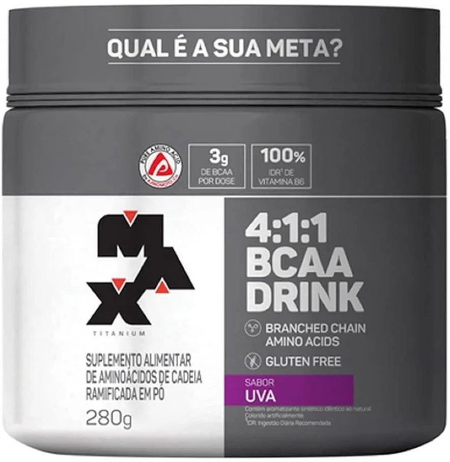 Max Titanium Bcaa 4: 1: 1 – 280G Drink Uva